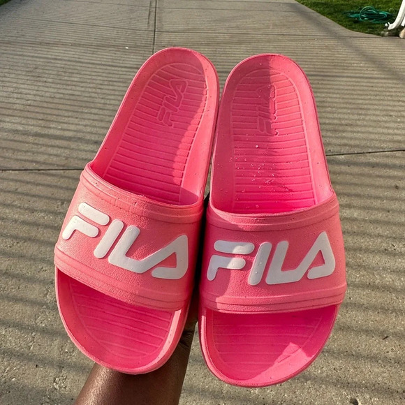 Fila‎ Pink Sleek Women’s Slides - Picture 8 of 8